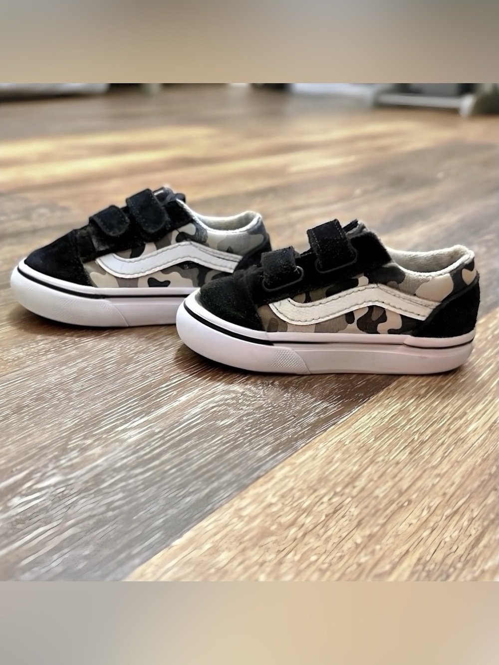 Vans Old Skool V Primary Camo Blk/Wht - Picture 4 of 11
